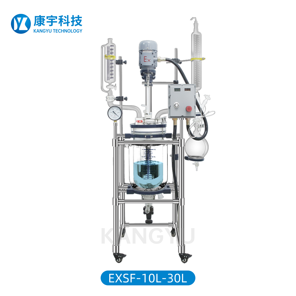 防爆双层玻璃反应釜EXSF-10L